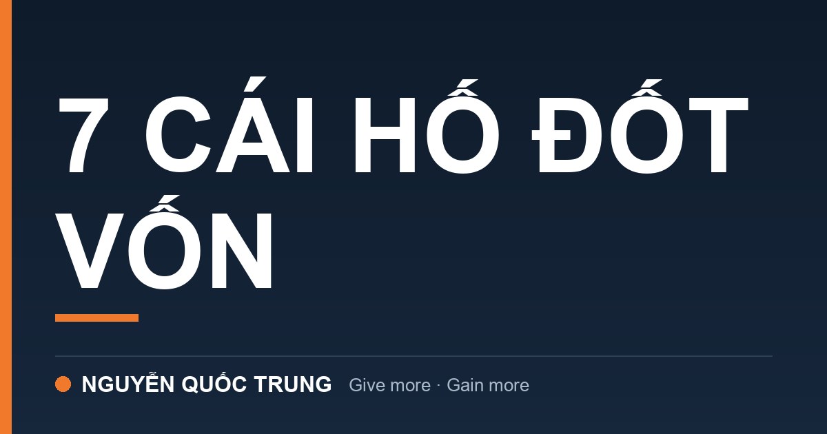 khởi nghiệp lần đầu - 7 sai lầm đốt sạch vốn