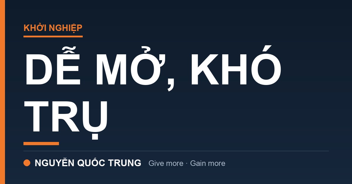 Kinh Doanh Bán Lẻ - Dễ khởi nghiệp nhưng...